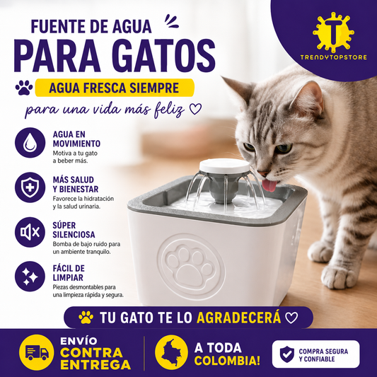 FlowPet™ | Fuente Inteligente de Agua para Mascotas 🐾